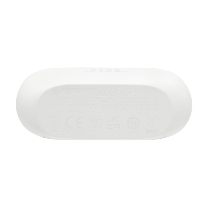 JBL Wave Buds 2 - White - True Wireless Noise Cancelling Earbuds - Bottom image number null